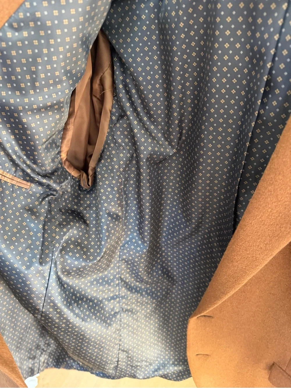 Lauren Ralph Lauren Brown Blazer Coat Two-Button
